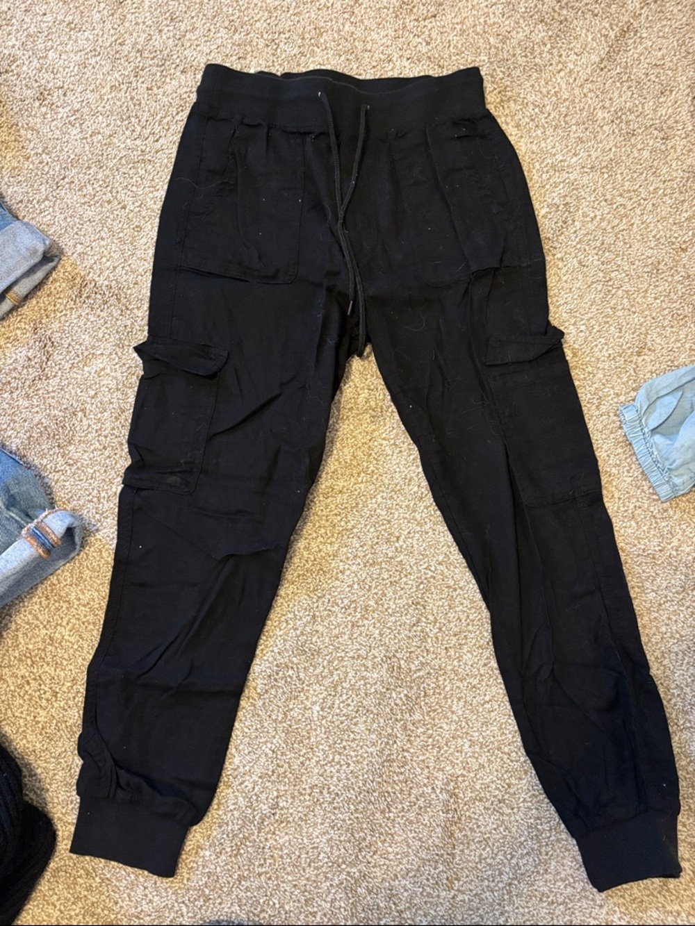 Garage Black Waistband Pants